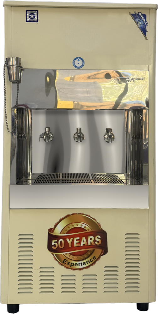 Water Cooler – GI Pre-Painted Body, Stainless Steel Tank (3 Taps)